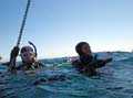 002 Hanging on the anchor line